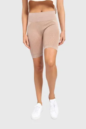 BFF Seamless Biker Short - Mud