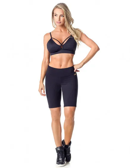 Biker Bermuda | Activewear | Black
