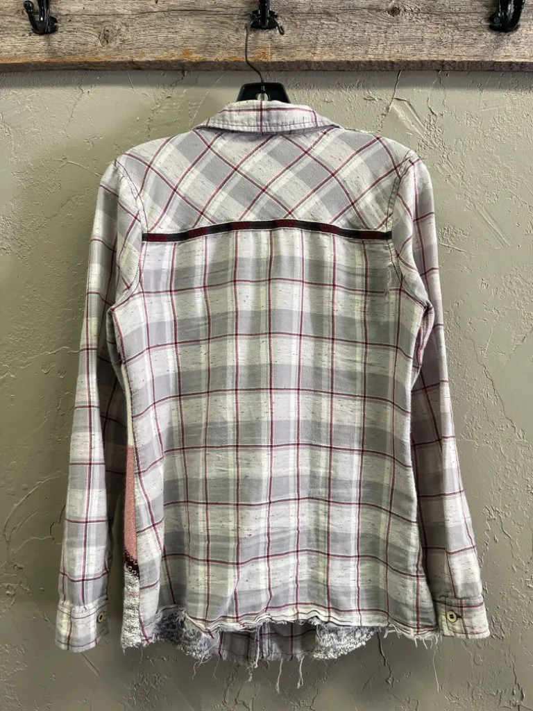 BKE PATCHWORK BUTTON UP