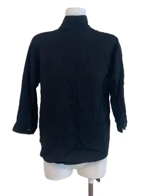 Black Button Top