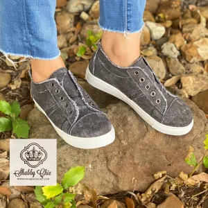 Black Fast Slip on Shoes