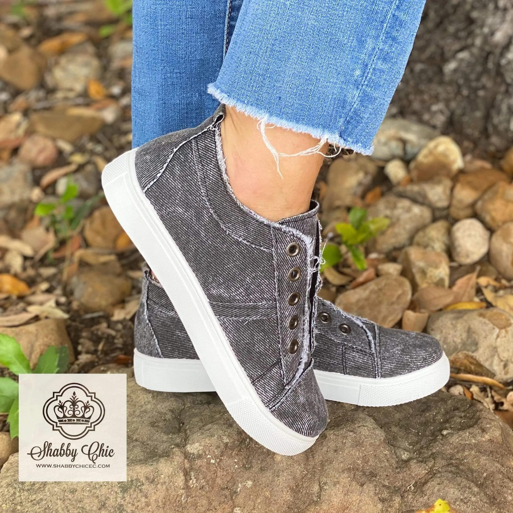 Black Fast Slip on Shoes