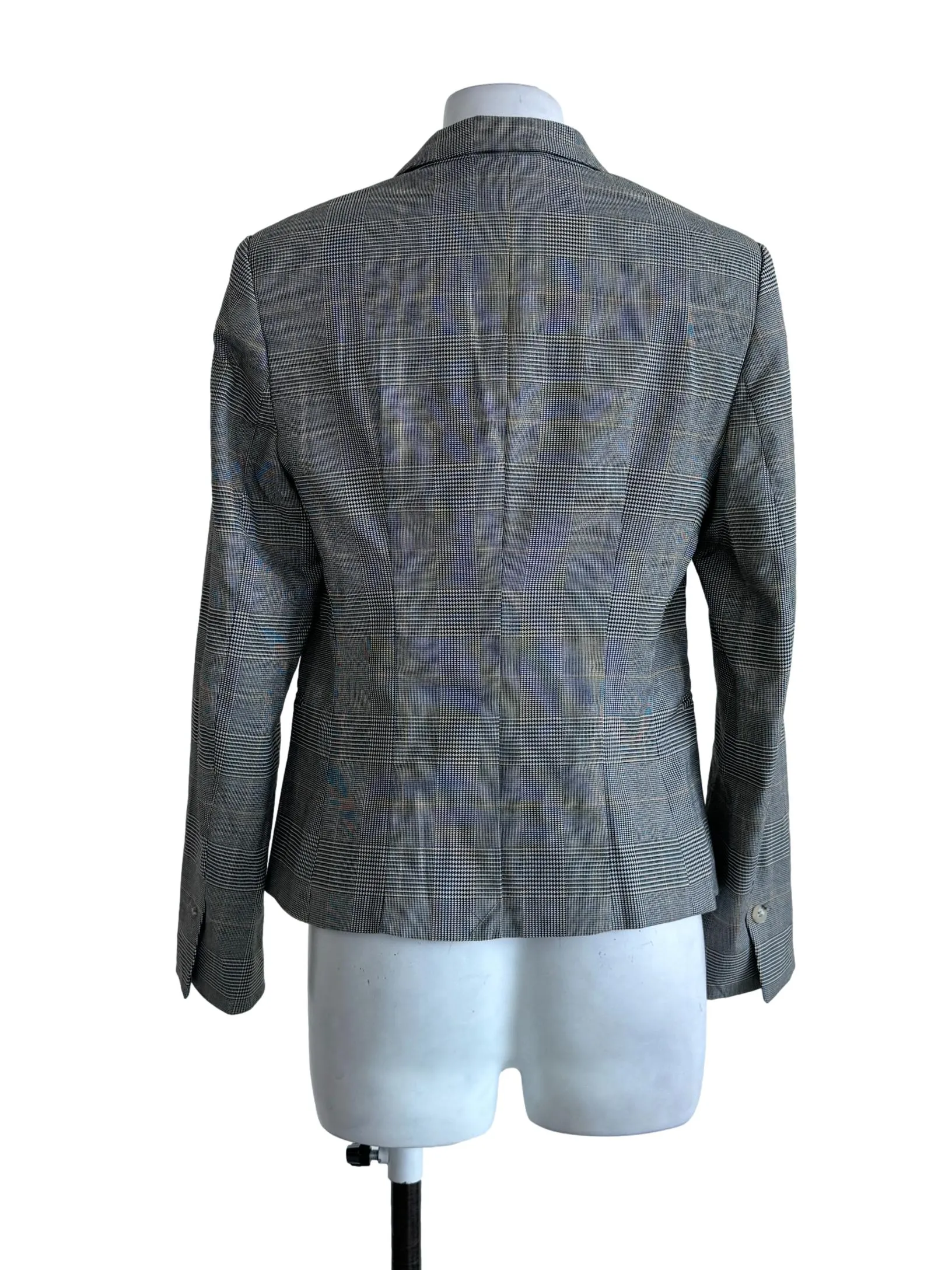 Black Gingham Blazer