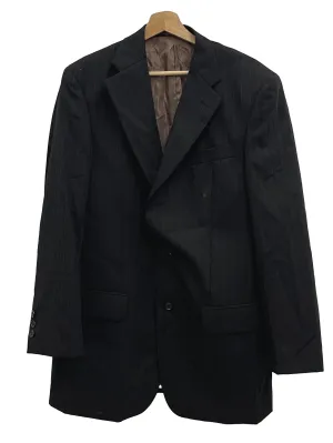Black Pinstriped Blazer