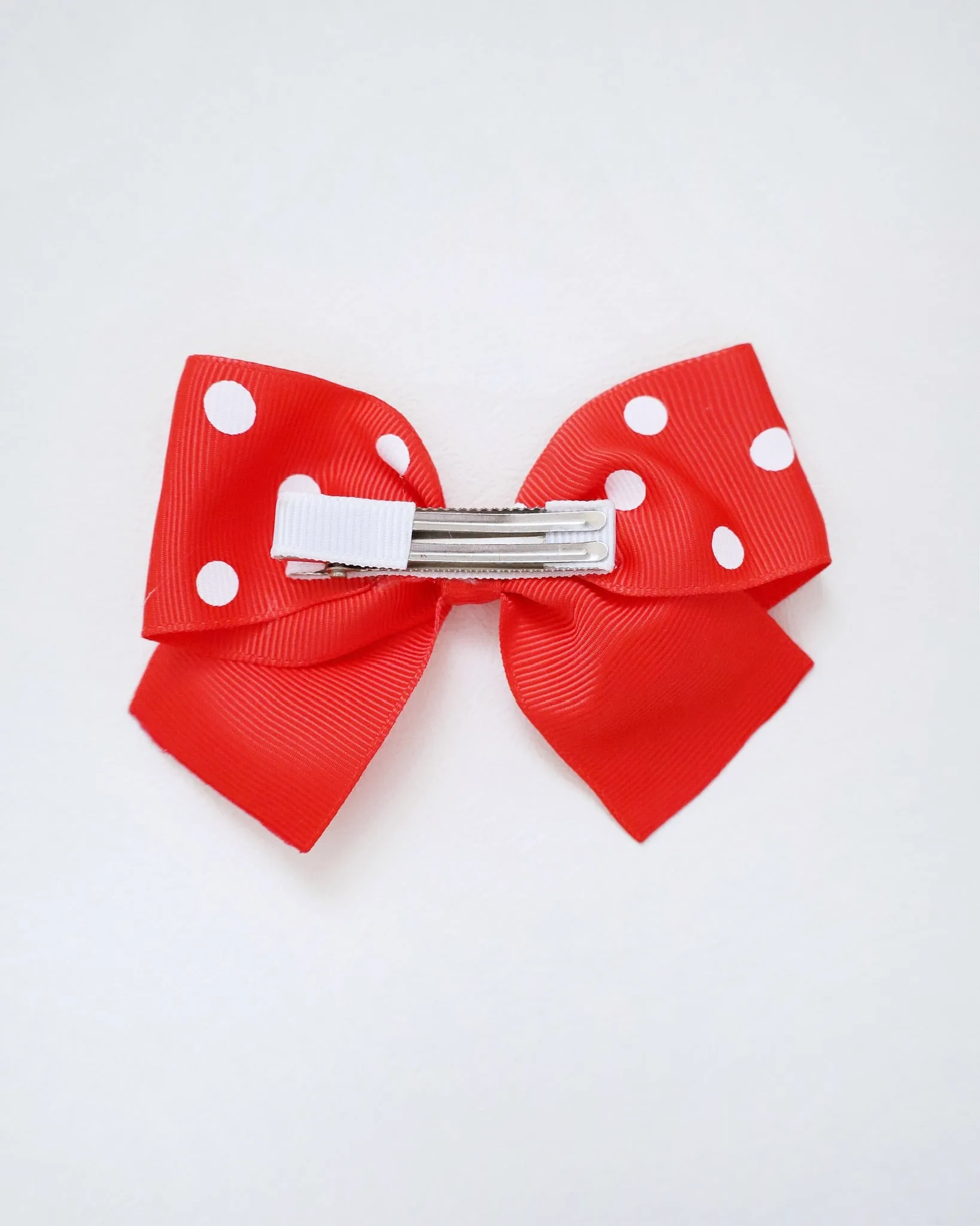 Black Rock Glitter Mary Jane with Red Polka Dot Grosgrain Bow