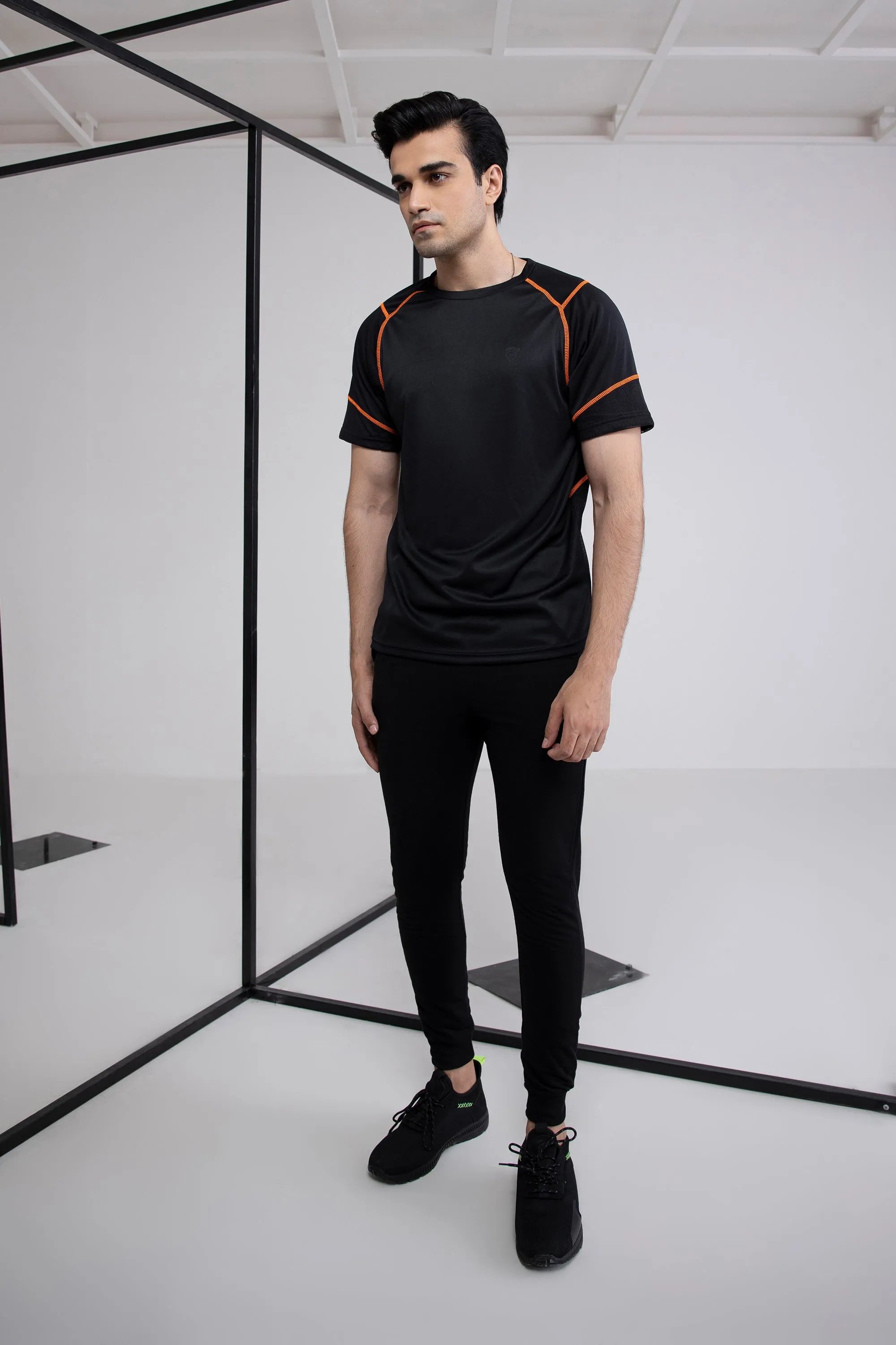 Black Sports T-Shirt