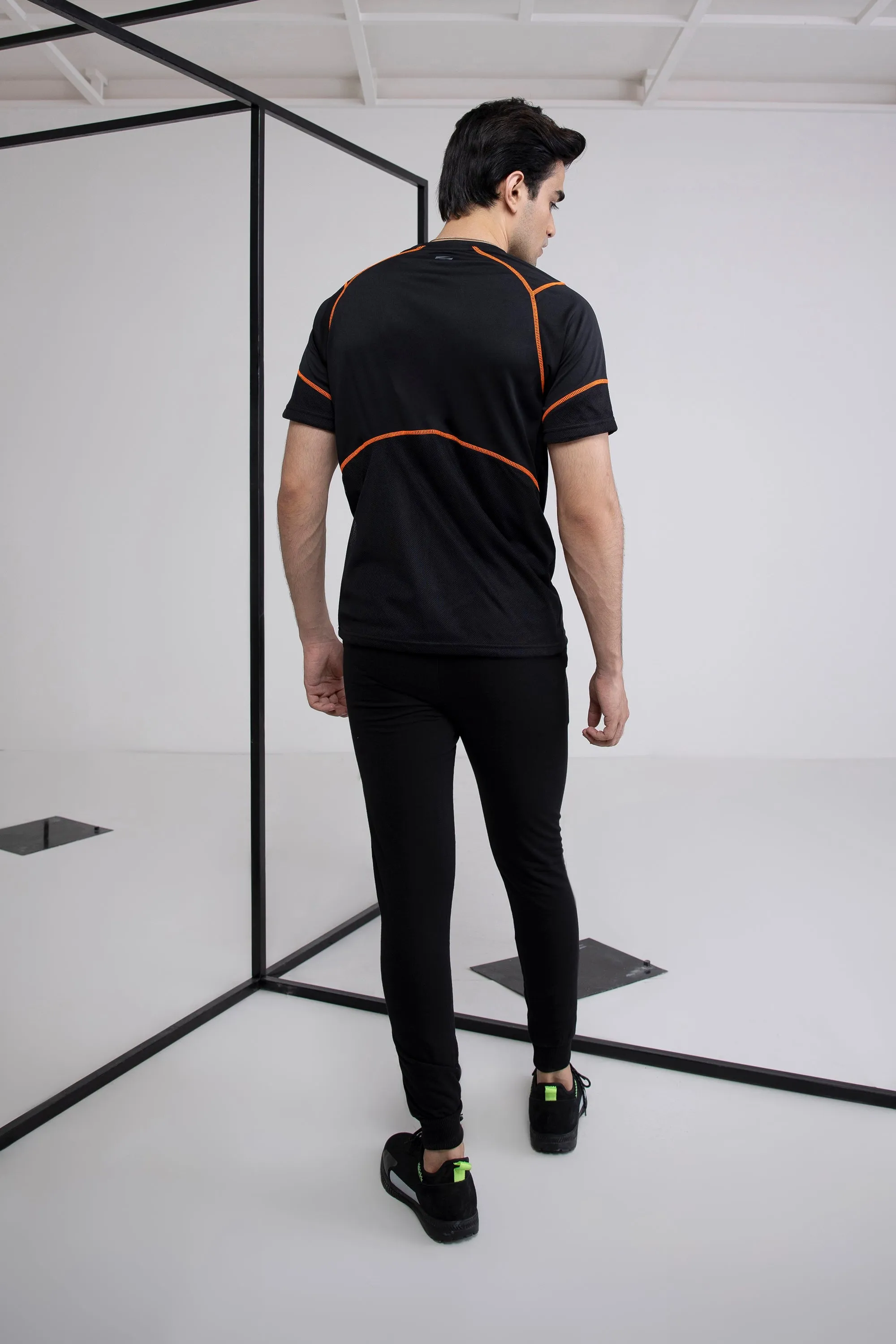 Black Sports T-Shirt