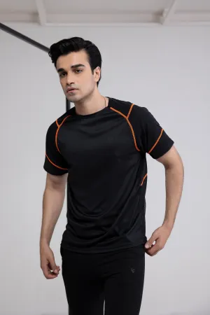 Black Sports T-Shirt