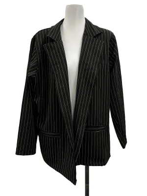 Black Striped Blazer