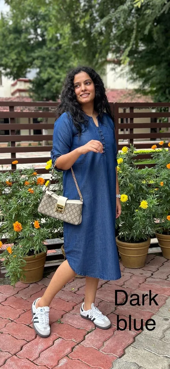 Blue Denim Dress