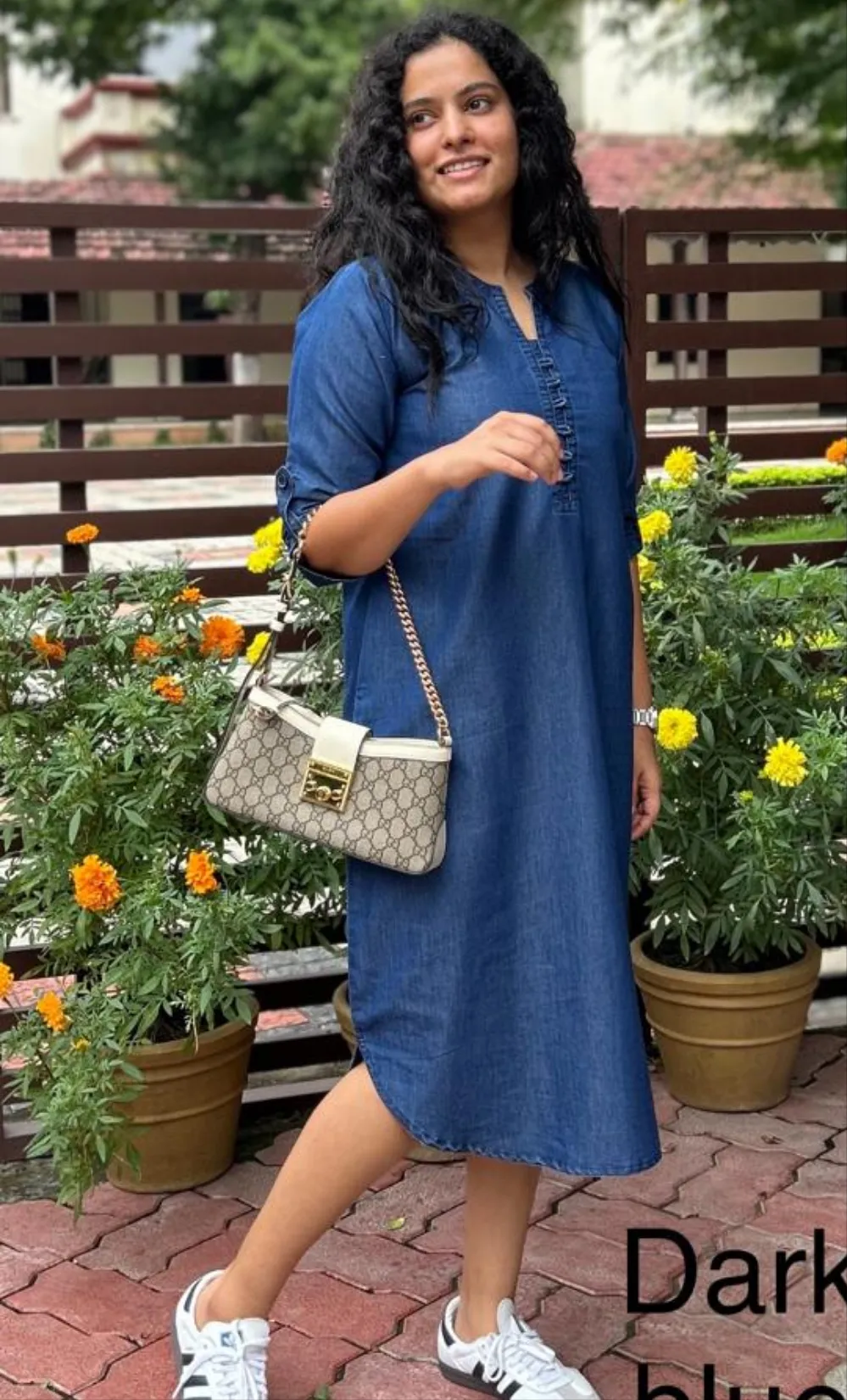 Blue Denim Dress