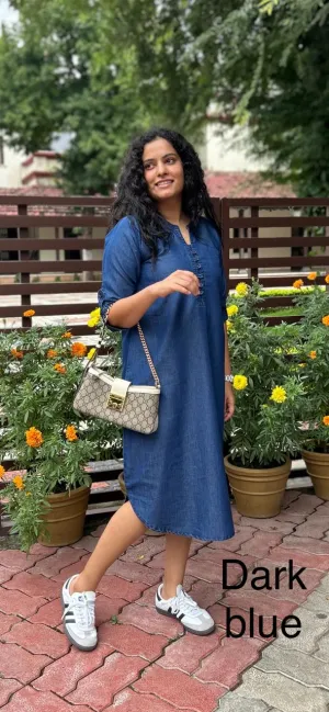 Blue Denim Dress
