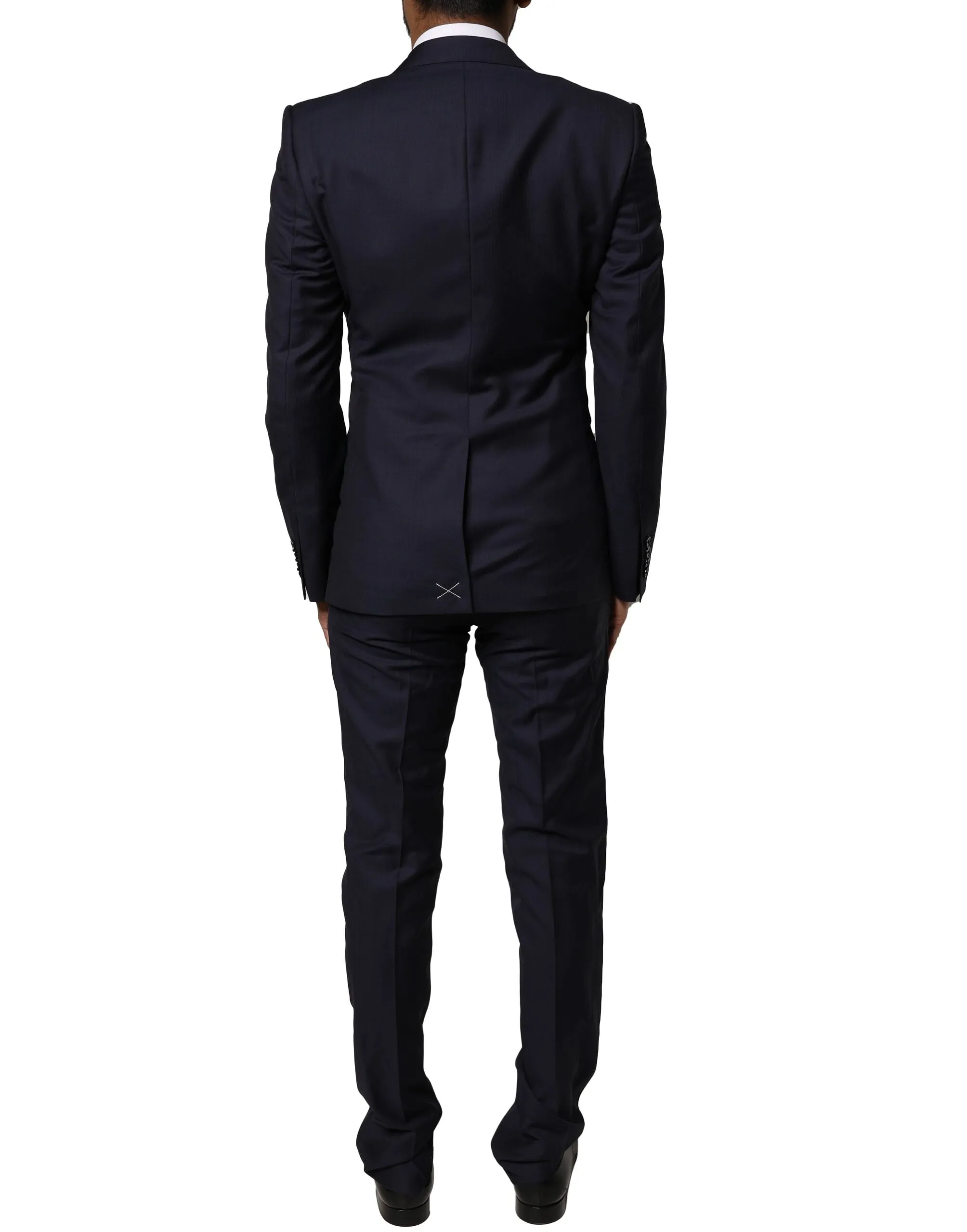 Blue MARTINI Wool 3 Piece Formal Men Suit