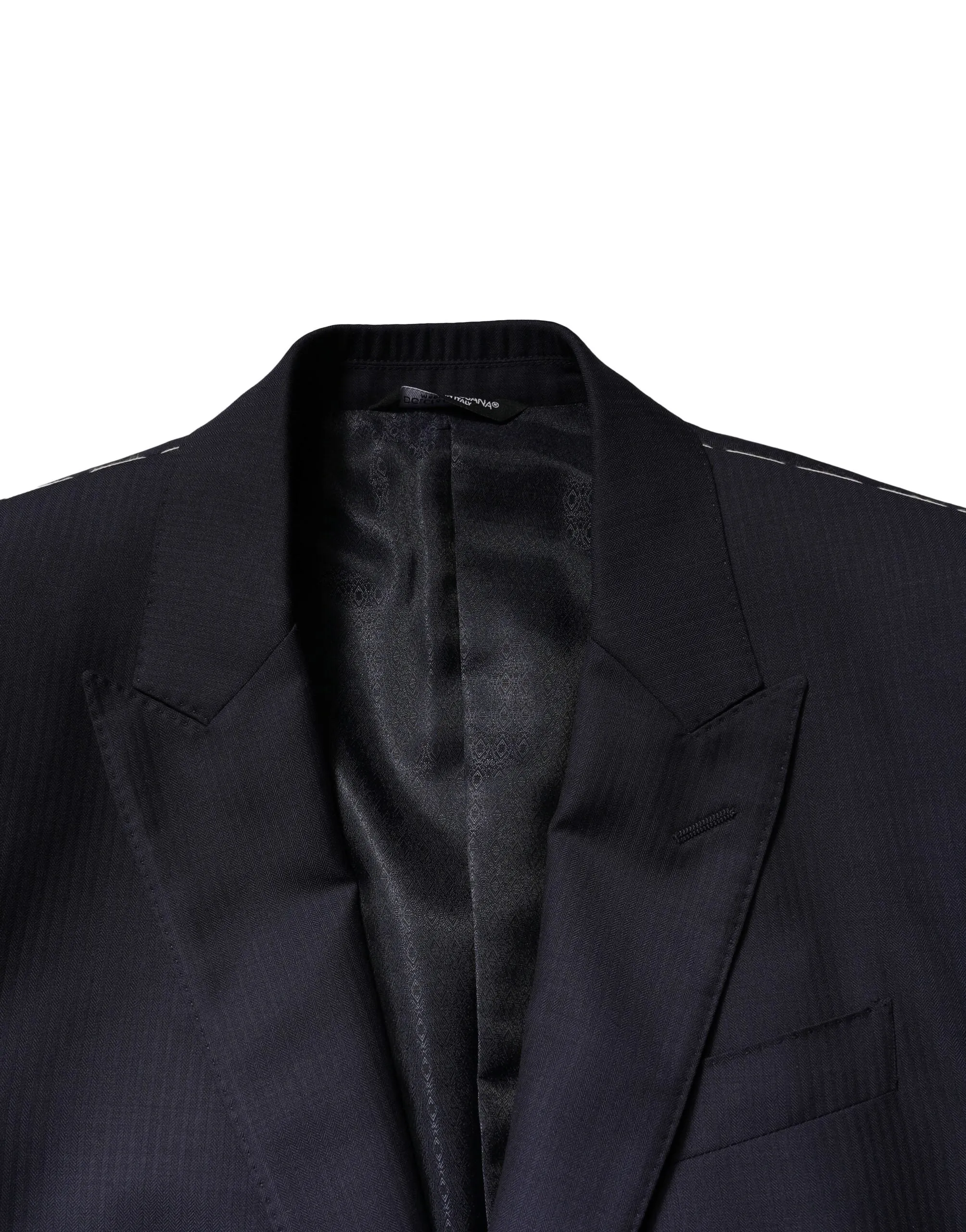 Blue MARTINI Wool 3 Piece Formal Men Suit