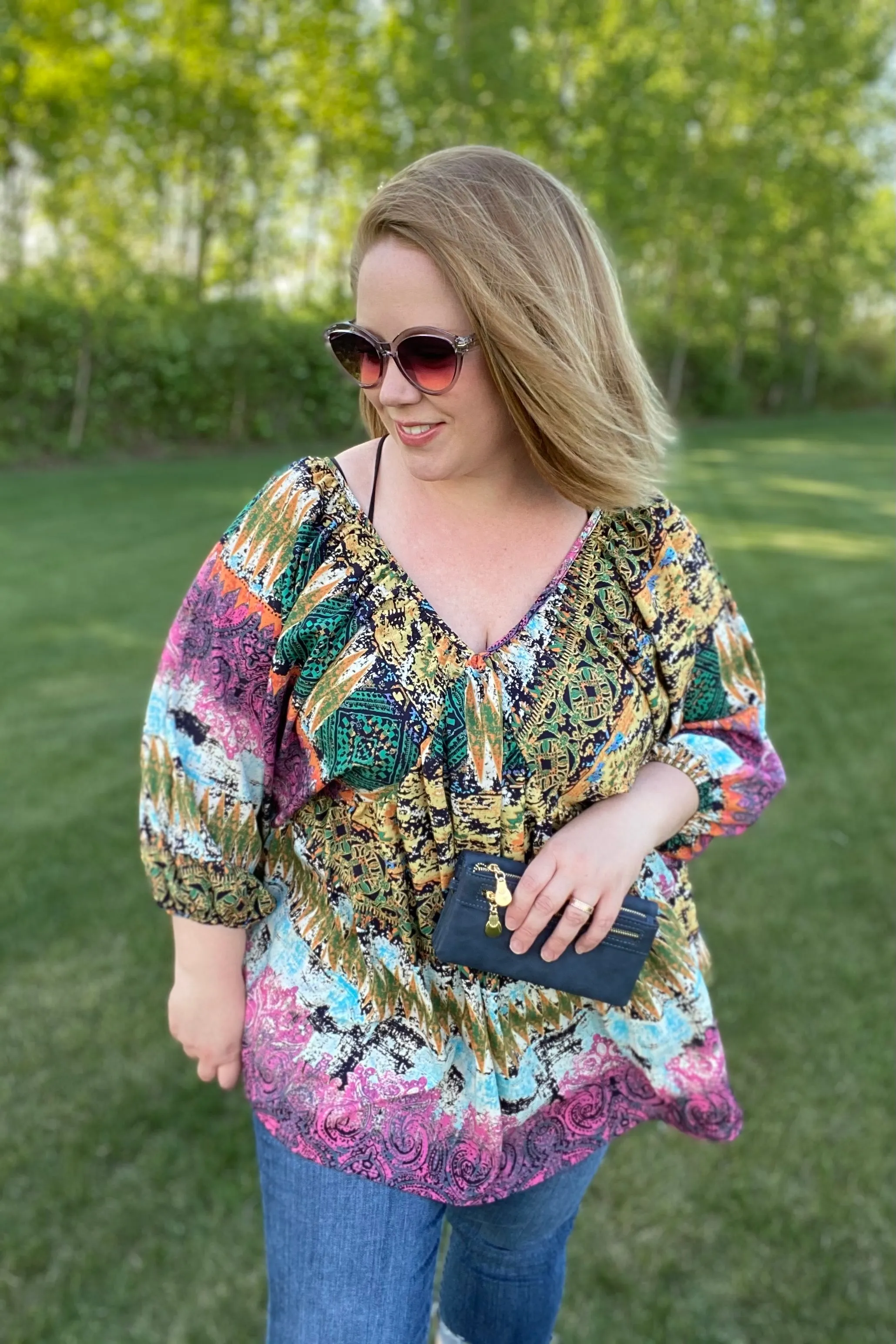 Boho Beauty Bell Sleeve Top