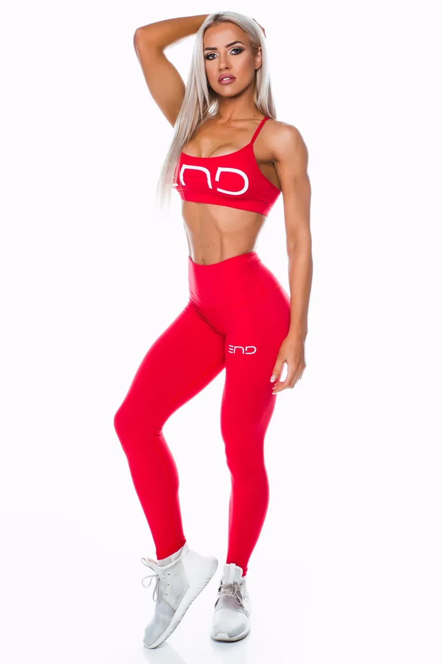 BOSS SPORTS BRA - RED