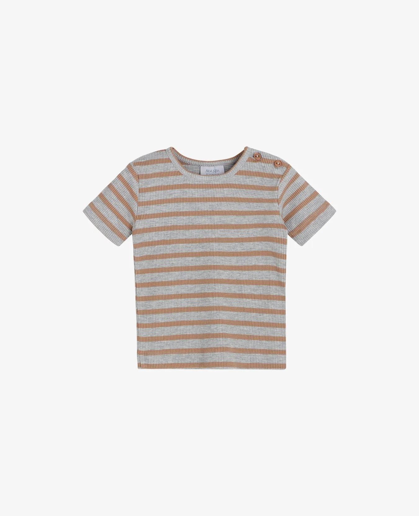 BOY BASIC 2X2 RIB STRIPED T-SHIRT
