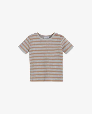 BOY BASIC 2X2 RIB STRIPED T-SHIRT
