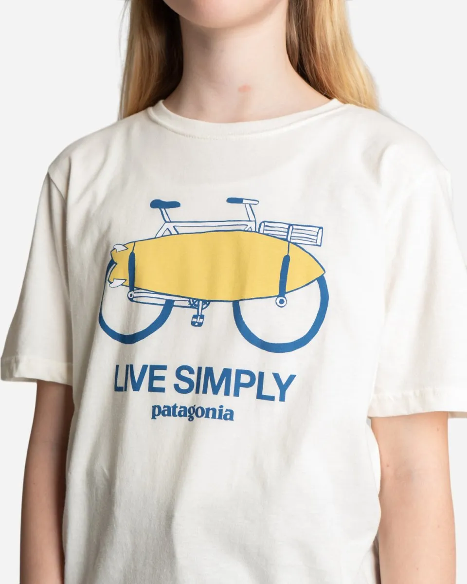 Boys' Graphic T-Shirt - White Washed