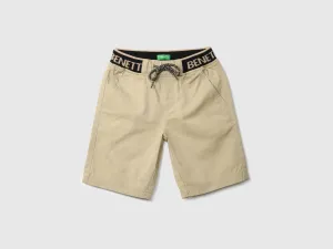 Boys Woven Solid Shorts