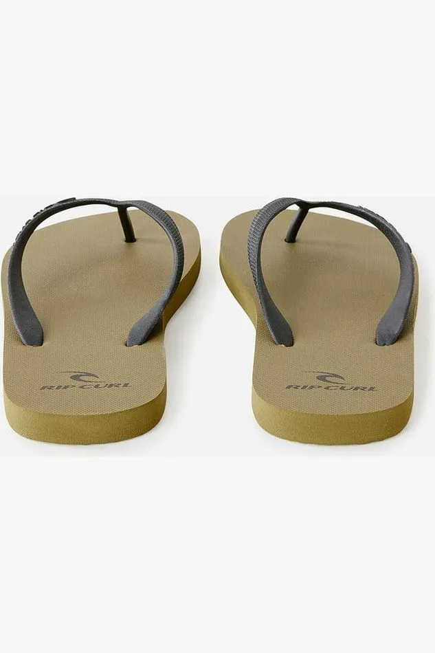 BRAND LOGO BLOOM OPEN TOE - OLIVE