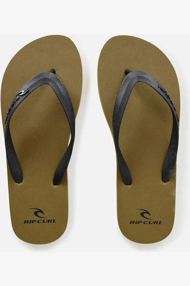BRAND LOGO BLOOM OPEN TOE - OLIVE