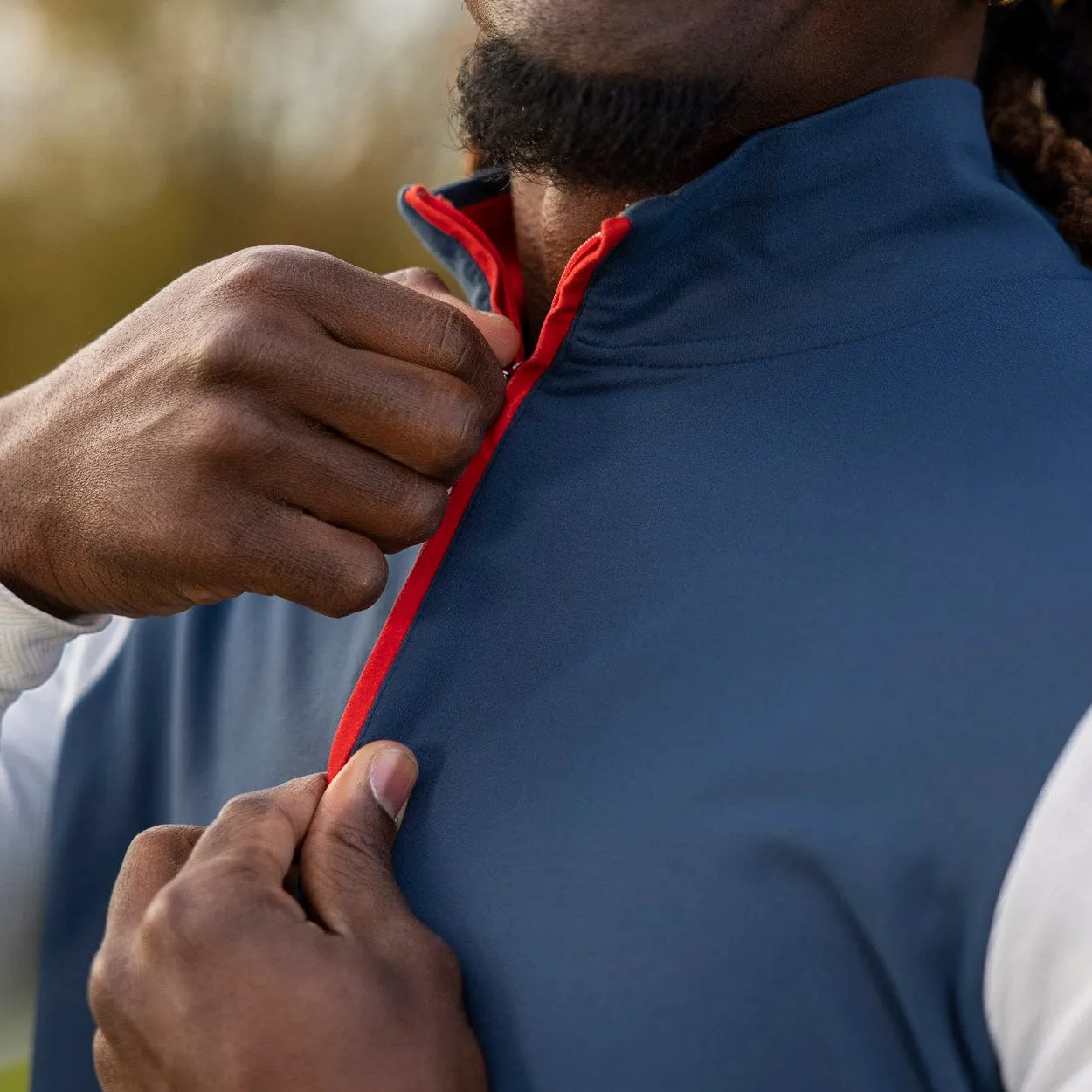 Breakfast Balls® "Broad Stripes" – Quarter Zip