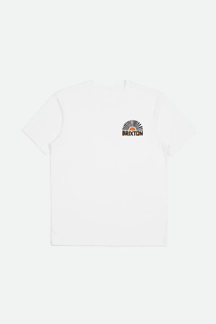 Brixton Fair View Tee In White