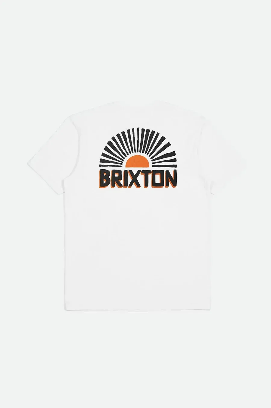 Brixton Fair View Tee In White