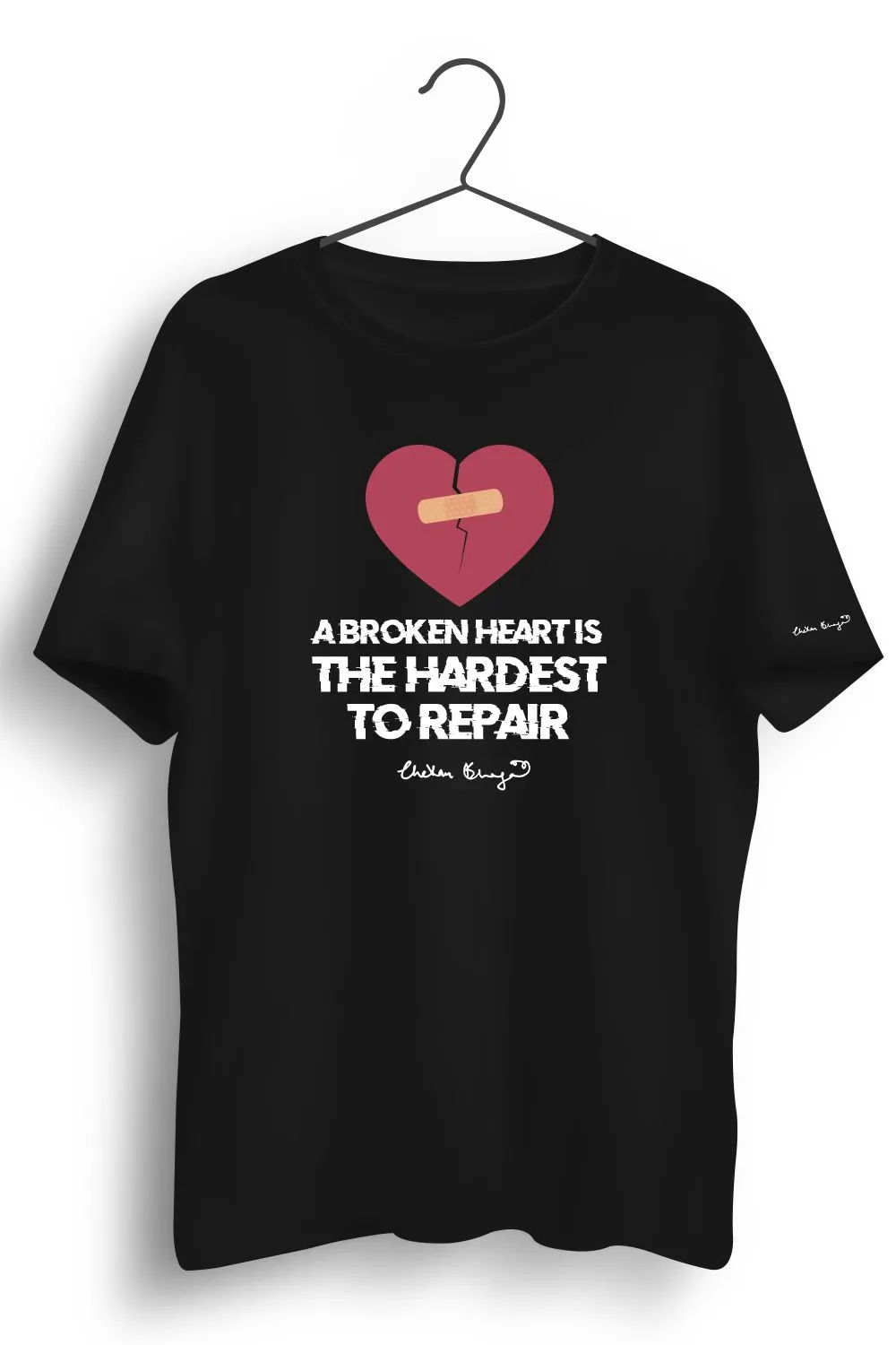 Broken Heart Graphic Printed Tshirt