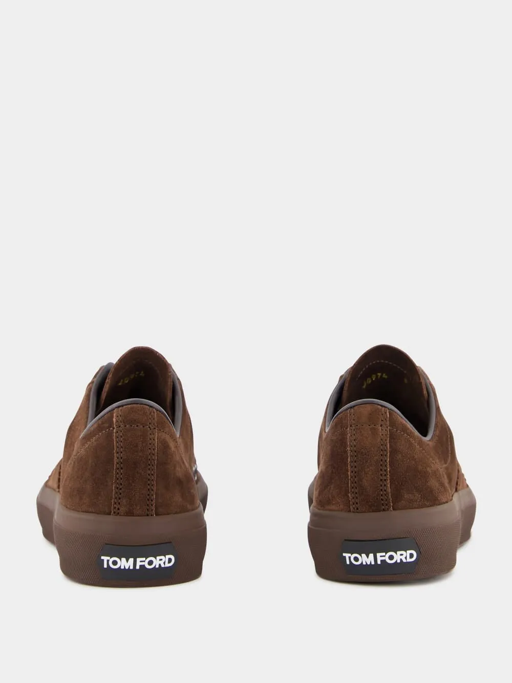 Brown Suede Low-Top Sneakers