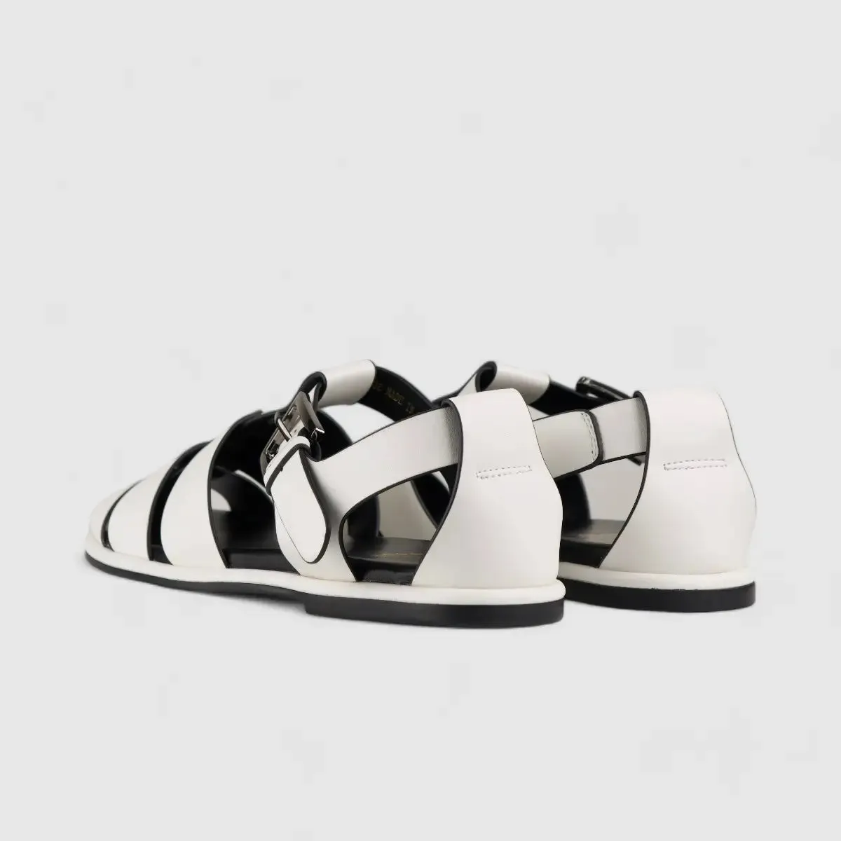 Bulbul Flat Sandal White Car5007