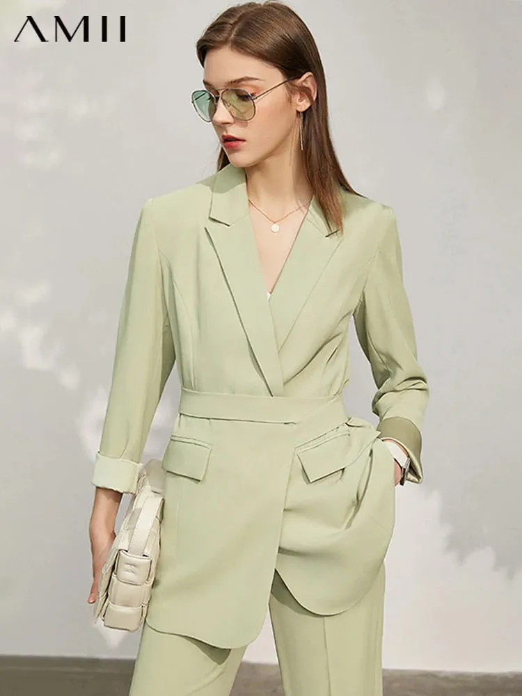 Business Chic Two-Piece Blazer and Pants Set