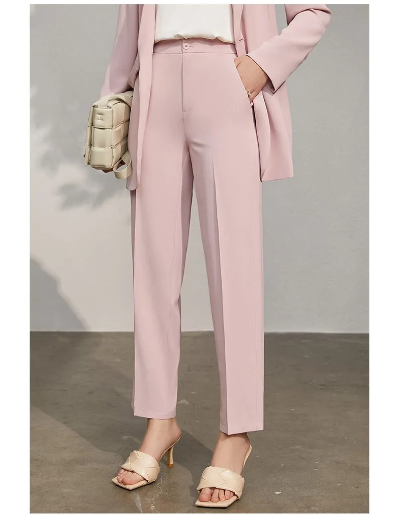Business Chic Two-Piece Blazer and Pants Set