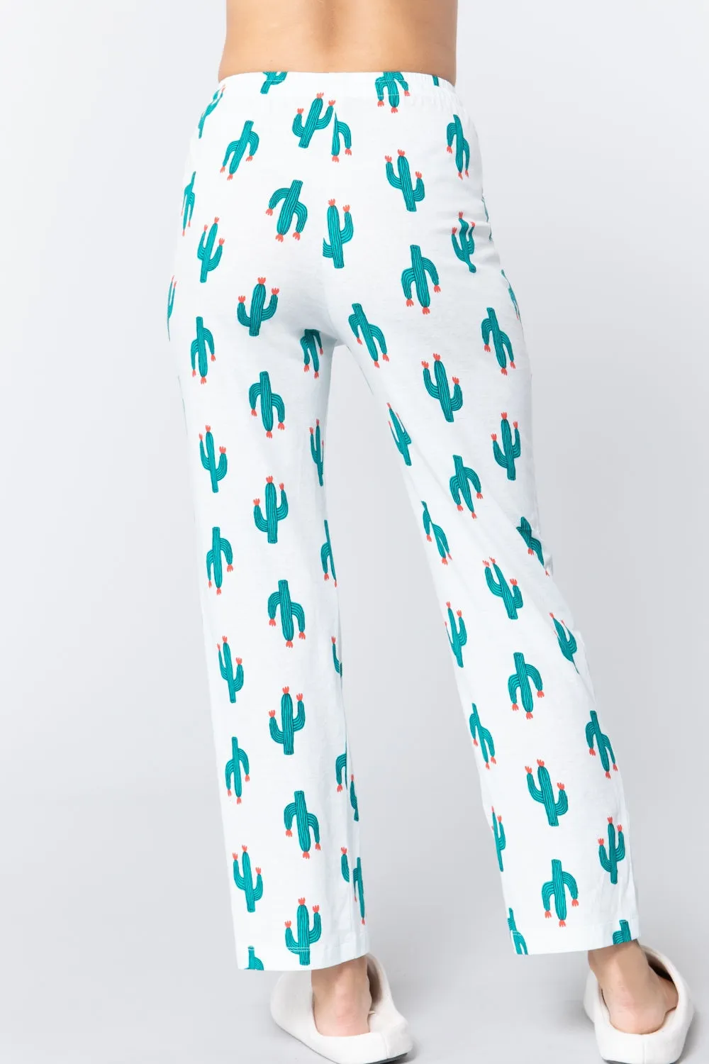 Cactus Print Cotton Pajama