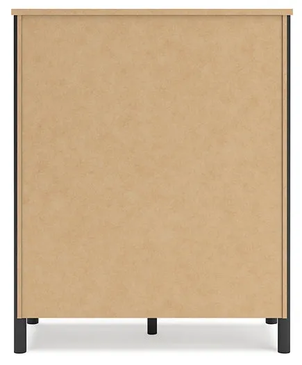 Cadmori Queen Upholstered Bed with Mirrored Dresser, Chest and Nightstand