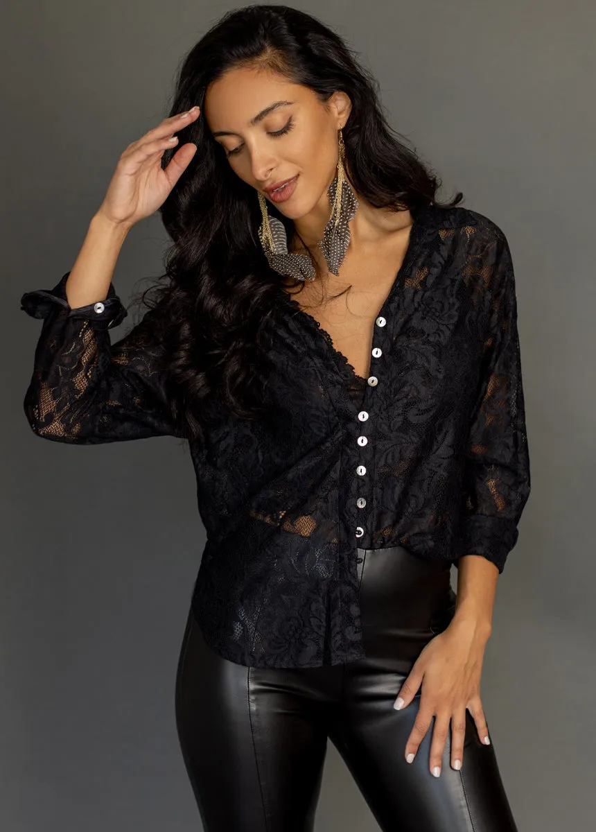 Caeley Top in Black