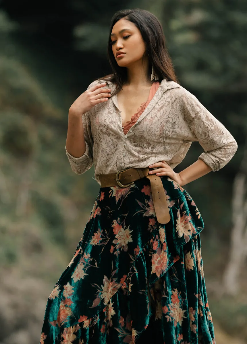 Caeley Top in Light Taupe