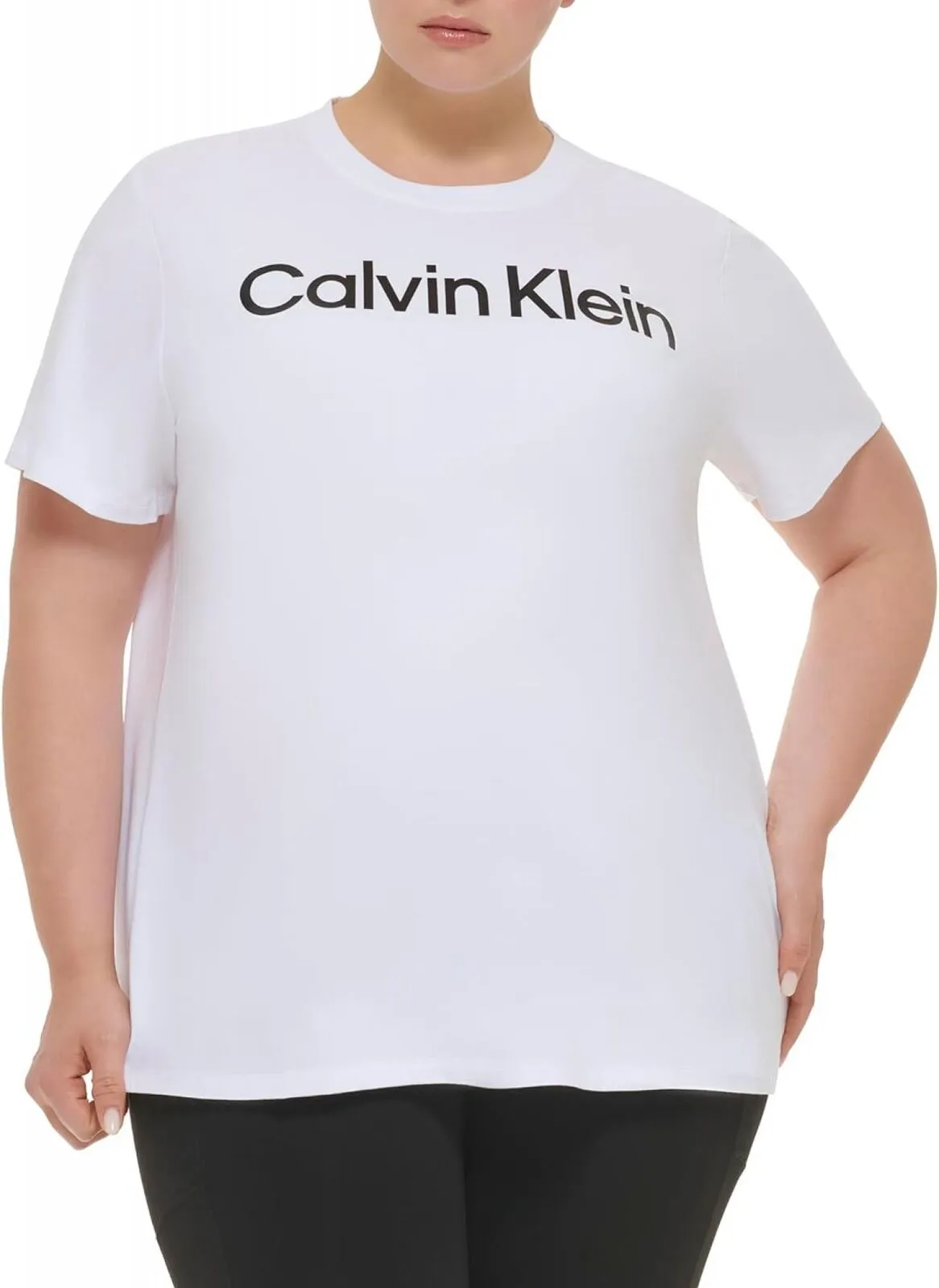 Calvin Klein Performance Women's Plus Soft Short Sleeve T-Shirt PF2X2381