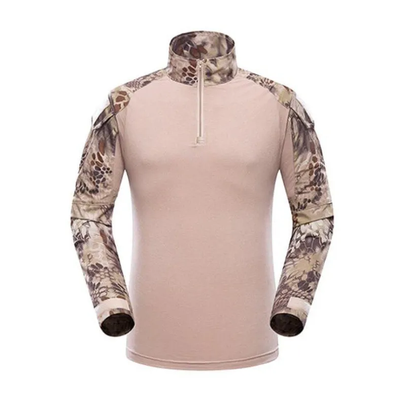 Camouflage Long Sleeve T-Shirts For Men