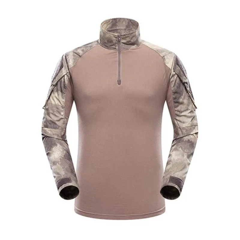 Camouflage Long Sleeve T-Shirts For Men