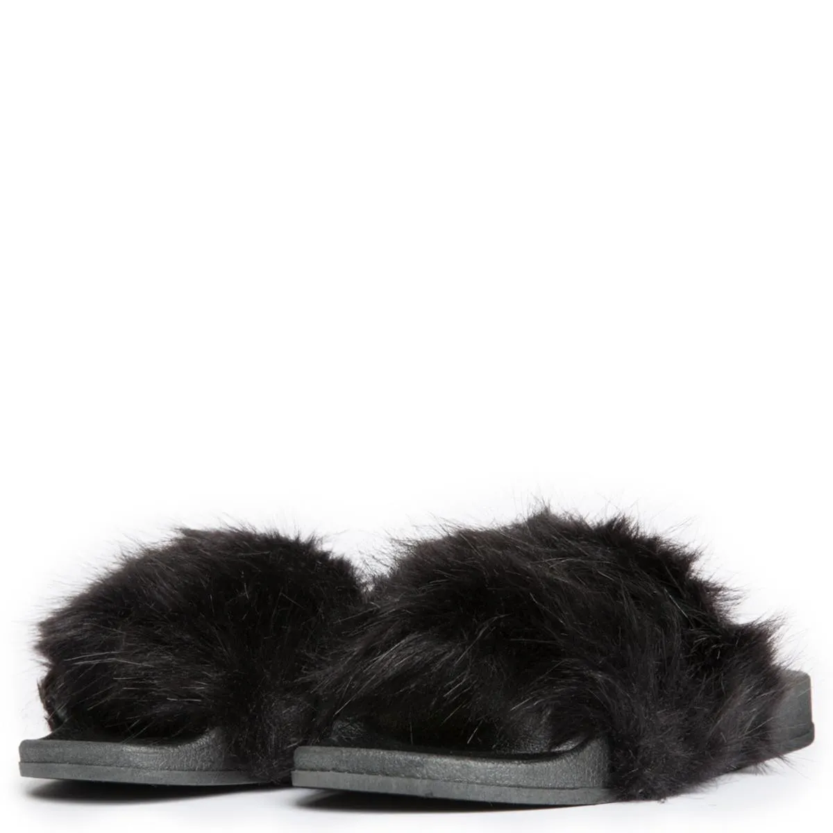 Cape Robbin Moira-5 Black Slides Black