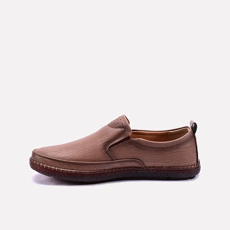 Carlington Casual Brown Slip On Shoes 0160478