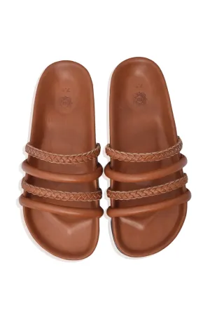 Castaway Leather Slides (Sz. 5.5 & 6.5)