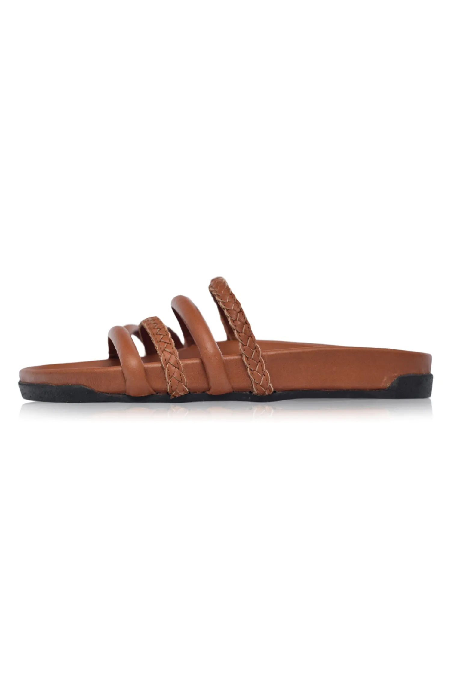 Castaway Leather Slides (Sz. 5.5 & 6.5)