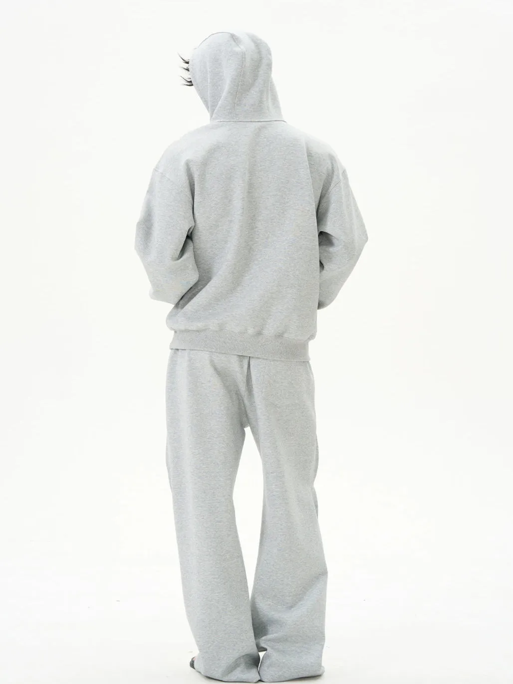 Casual College Style Sweatshirt Pants Set