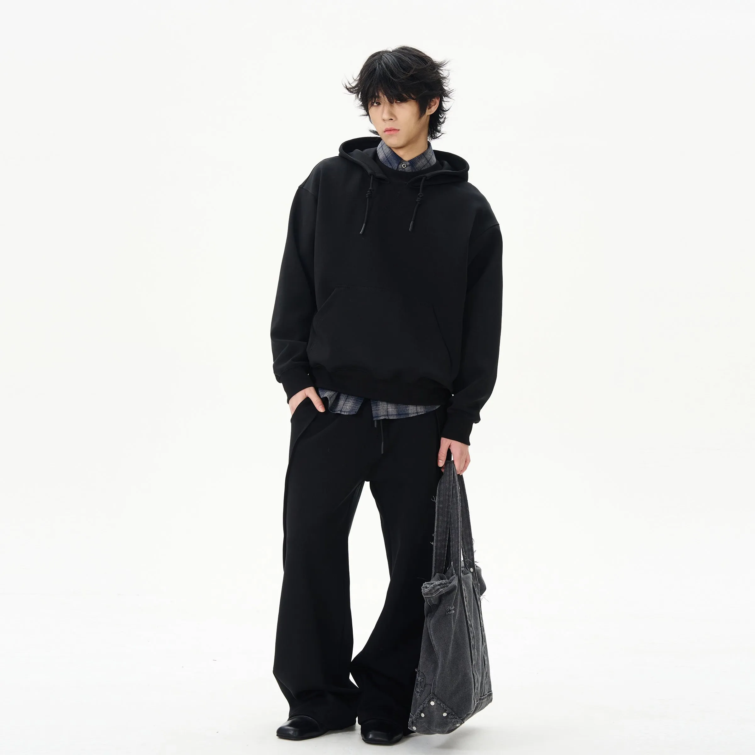 Casual College Style Sweatshirt Pants Set