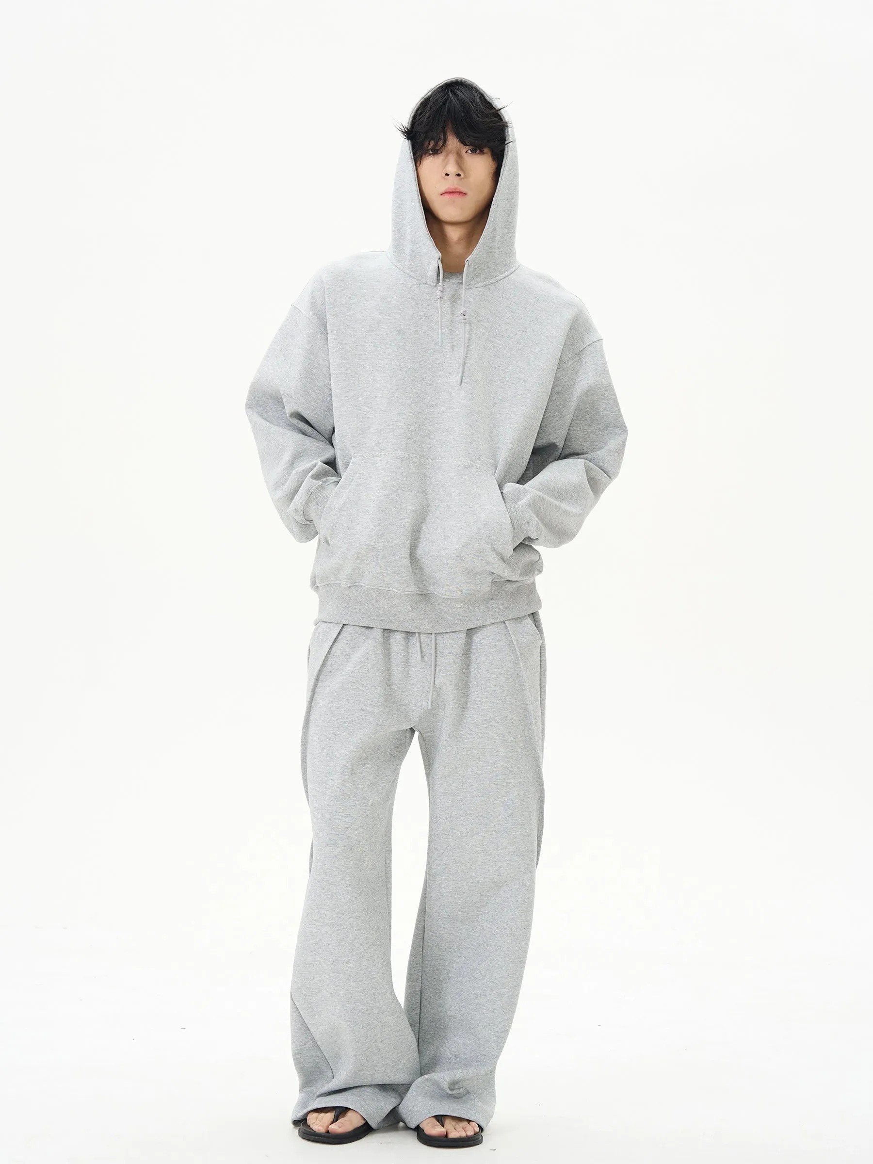 Casual College Style Sweatshirt Pants Set