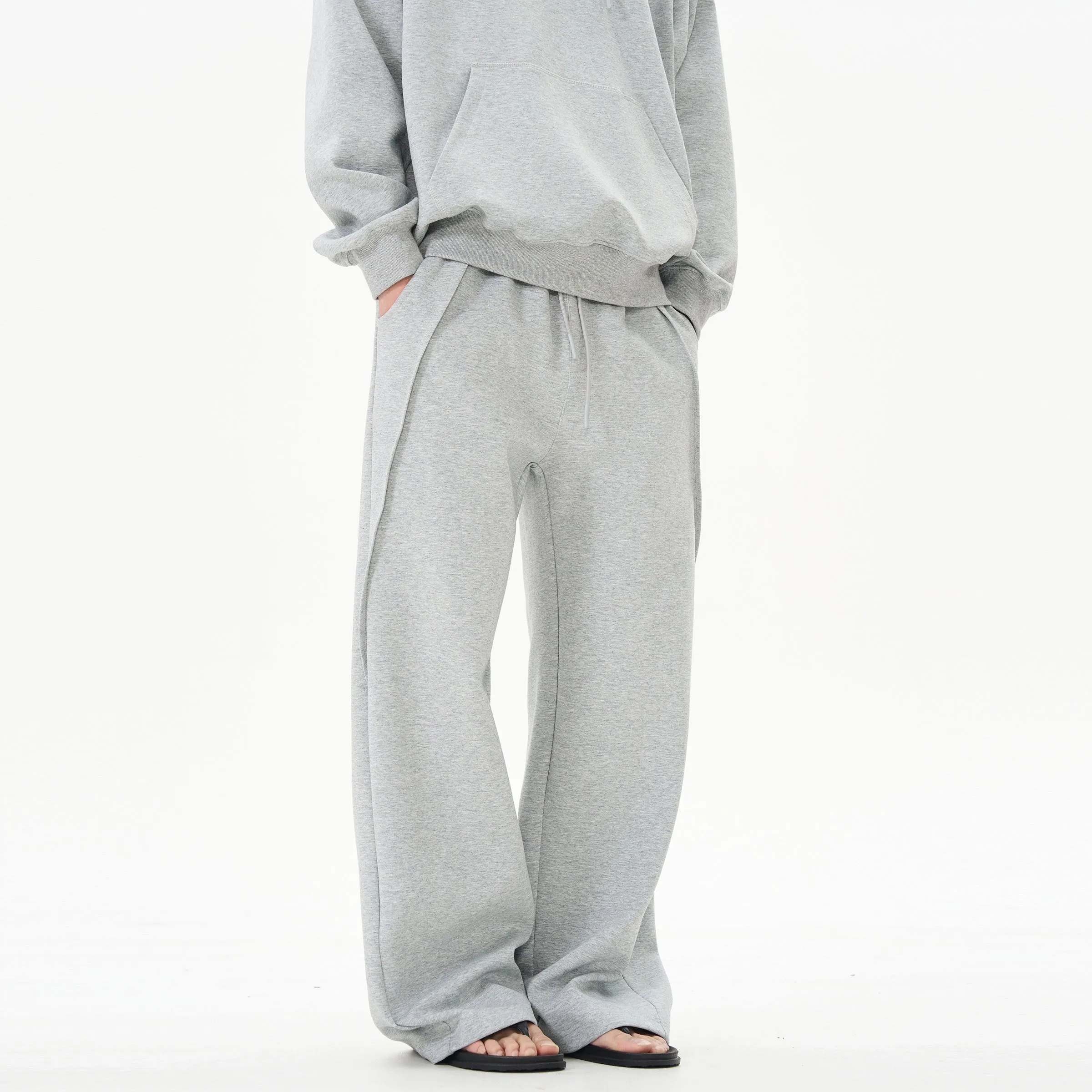 Casual College Style Sweatshirt Pants Set