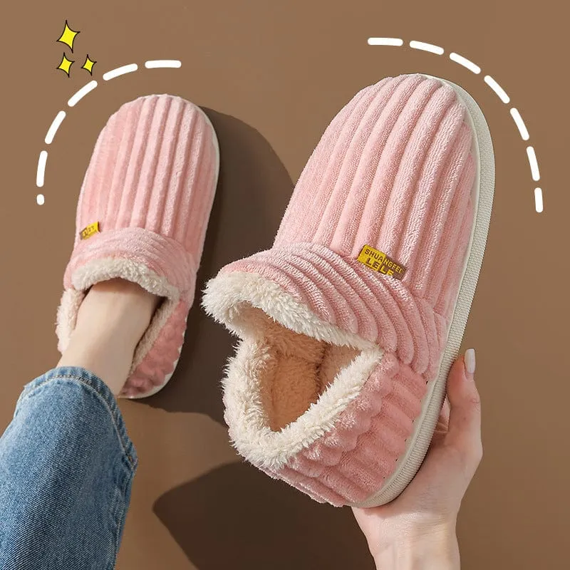 Casual Slip On Plush Lined Shoes